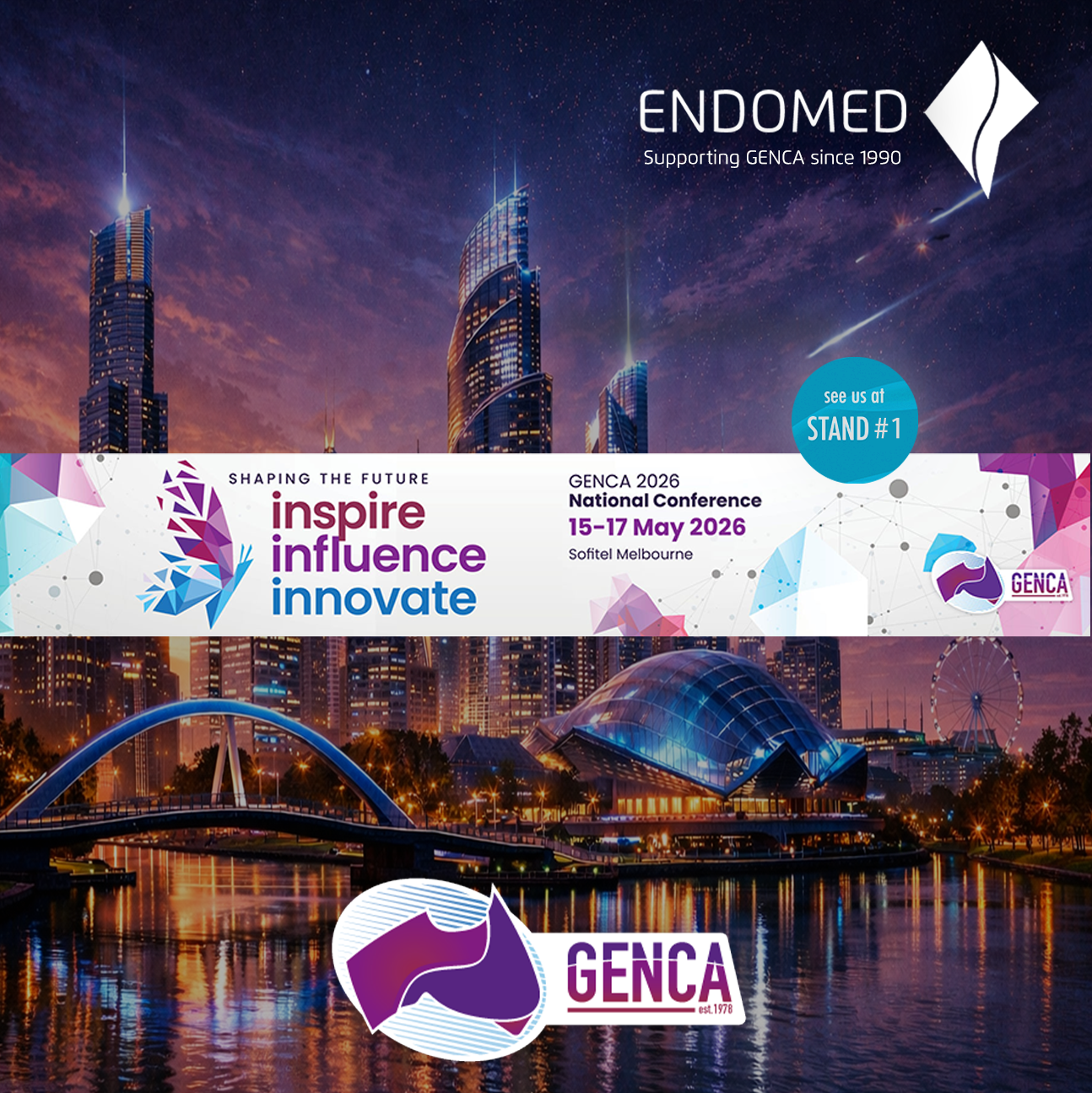 See You at GENCA 2026 – Stand 1 – ENDOMED